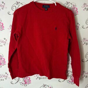 Polo by Ralph Lauren thermal waffle knit long sleeve top shirt